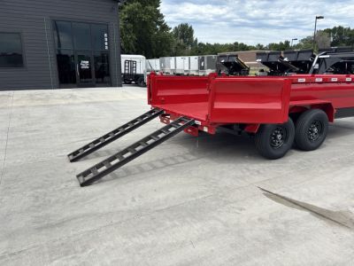 New NEW 2025 Horizon Gooseneck LZ7 14’ x 83” X 24” Dump Trailer 2-7000 lb axles = 14K