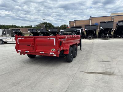 New NEW 2025 Horizon Gooseneck LZ7 14’ x 83” X 24” Dump Trailer 2-7000 lb axles = 14K