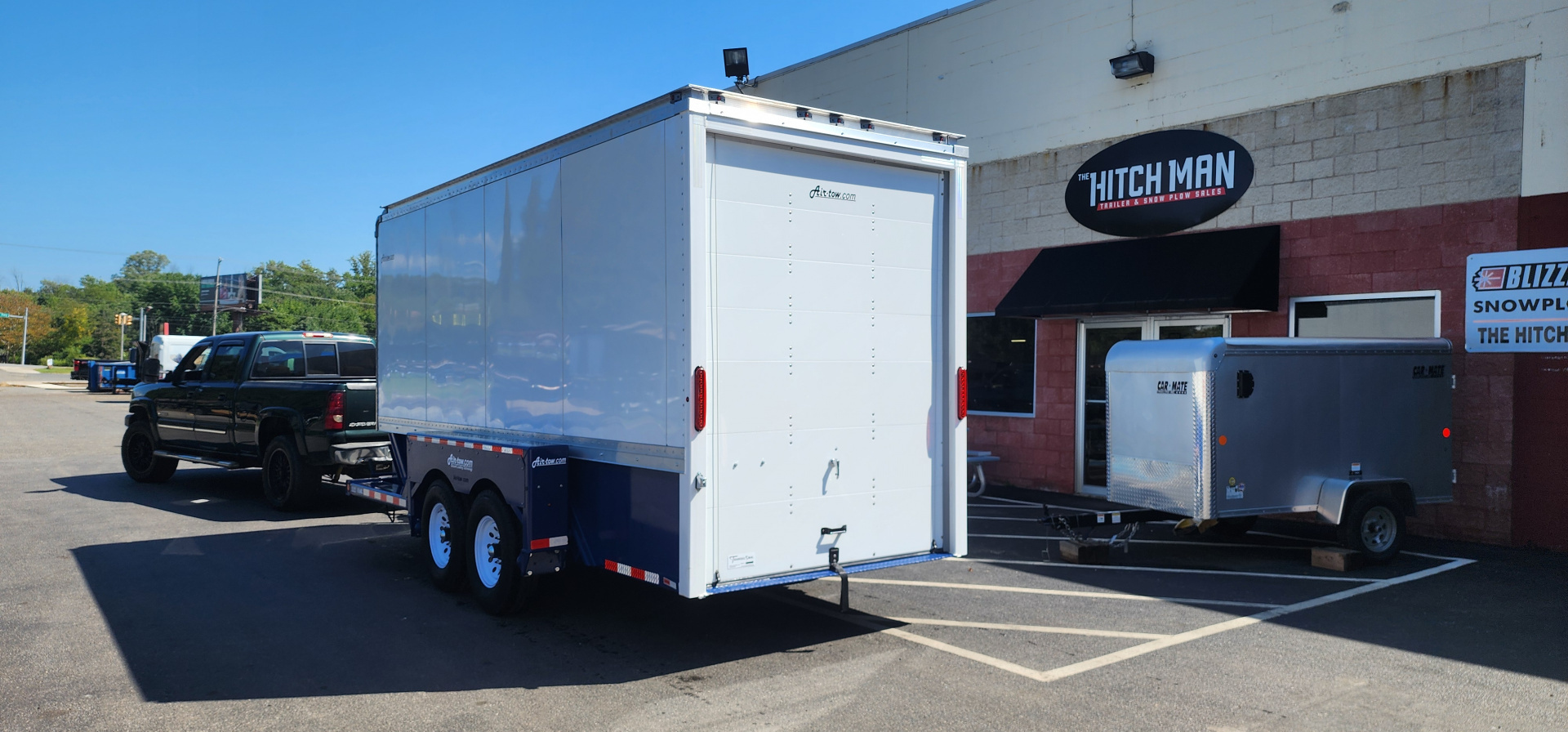 New 6'3" x 15'9" Air-Tow E16-XL Enclosed Drop Deck Equipment Trailer 14.7k