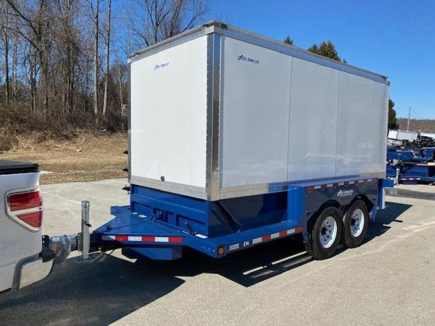 New 6'3" x 15'9" Air-Tow E16-XL Enclosed Drop Deck Equipment Trailer 14.7k