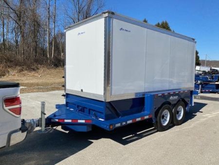 New 6'3" x 15'9" Air-Tow E16-XL Enclosed Drop Deck Equipment Trailer 14.7k