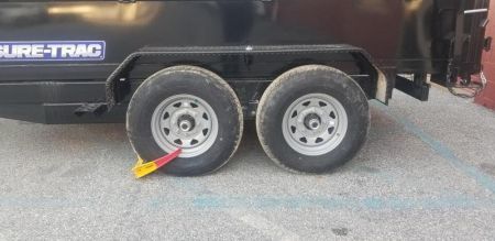 New 7 x 12 Sure-Trac Low-Pro Telescopic 4ft High Side Dump Trailer 14k