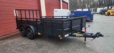 New 7 x 14 Big Tex 70TV 2' Steel Sides Utility 7k