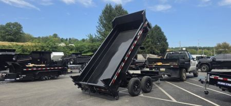 New 6x12 Sure-Trac Low-Pro Single Ram Dump Trailer 10k