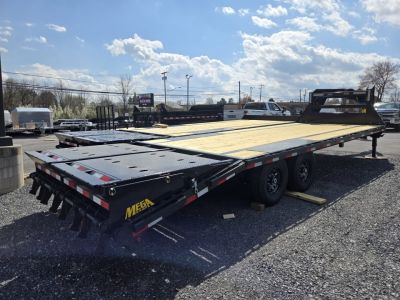 New 8.5 x 25 (20+5) Big Tex 14GN Gooseneck Deck Over Equipment Trailer 16k **w/Mega Ramps & Spare Tire