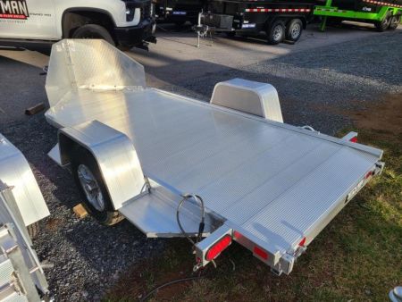 New 4'3" x 10'5" Aluma MC10 Aluminum Single Motorcycle Trailer 3K