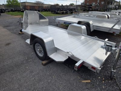 New 4'3" x 10'5" Aluma MC10 Aluminum Single Motorcycle Trailer 3K