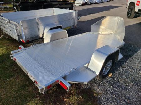 New 4'3" x 10'5" Aluma MC10 Aluminum Single Motorcycle Trailer 3K