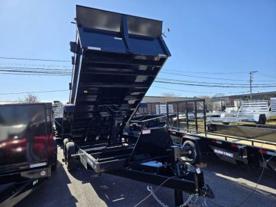 New 7 x 16 Sure-Trac Scissor-Hoist HD Dump Trailer 14k **Includes Tarp Kit, 110v Battery Charger, 12k Dropleg Jack