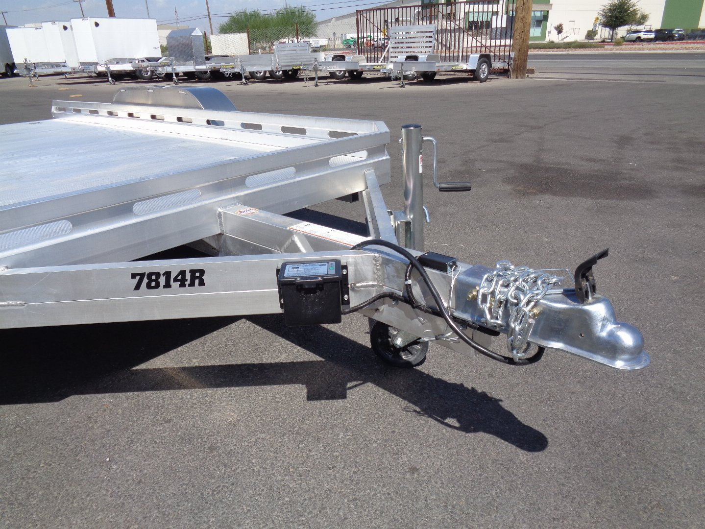 New 2026 ALUMA * 7814R * 14Ft Tandem Axle 7k Car Hauler