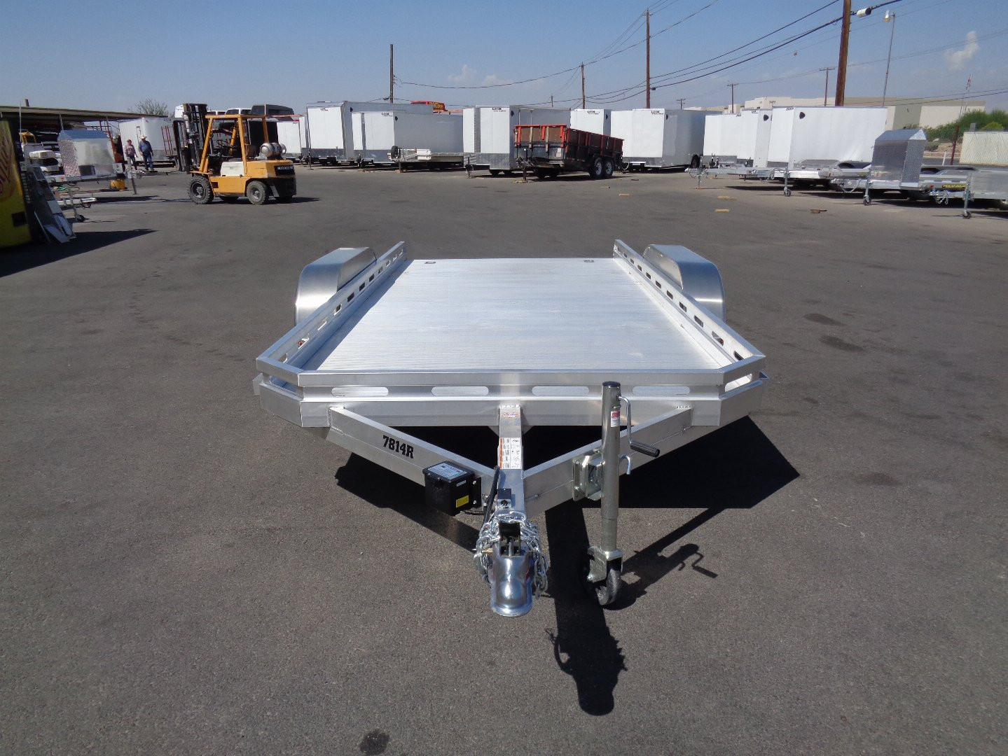 New 2026 ALUMA * 7814R * 14Ft Tandem Axle 7k Car Hauler