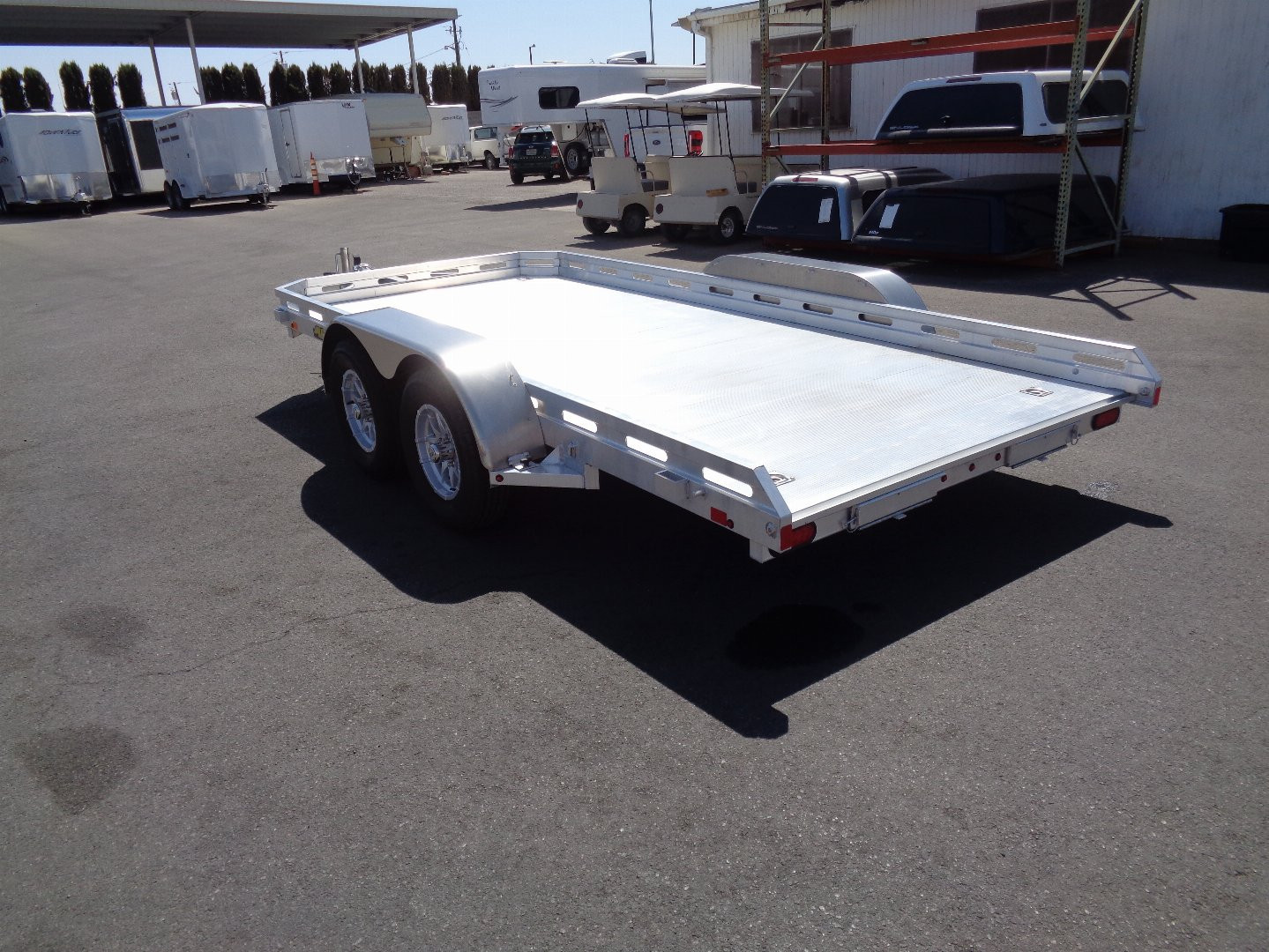 New 2026 ALUMA * 7814R * 14Ft Tandem Axle 7k Car Hauler