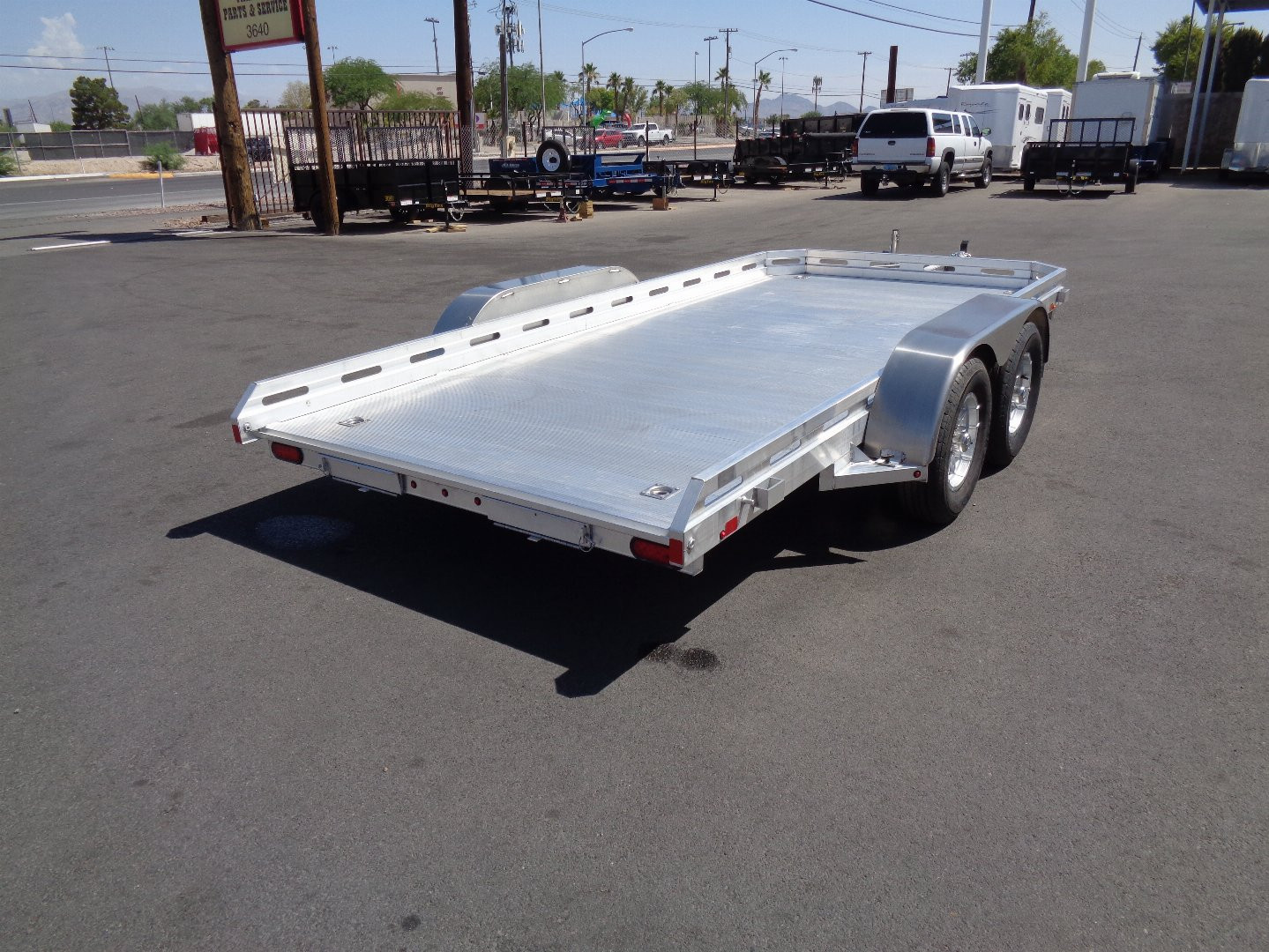 New 2026 ALUMA * 7814R * 14Ft Tandem Axle 7k Car Hauler