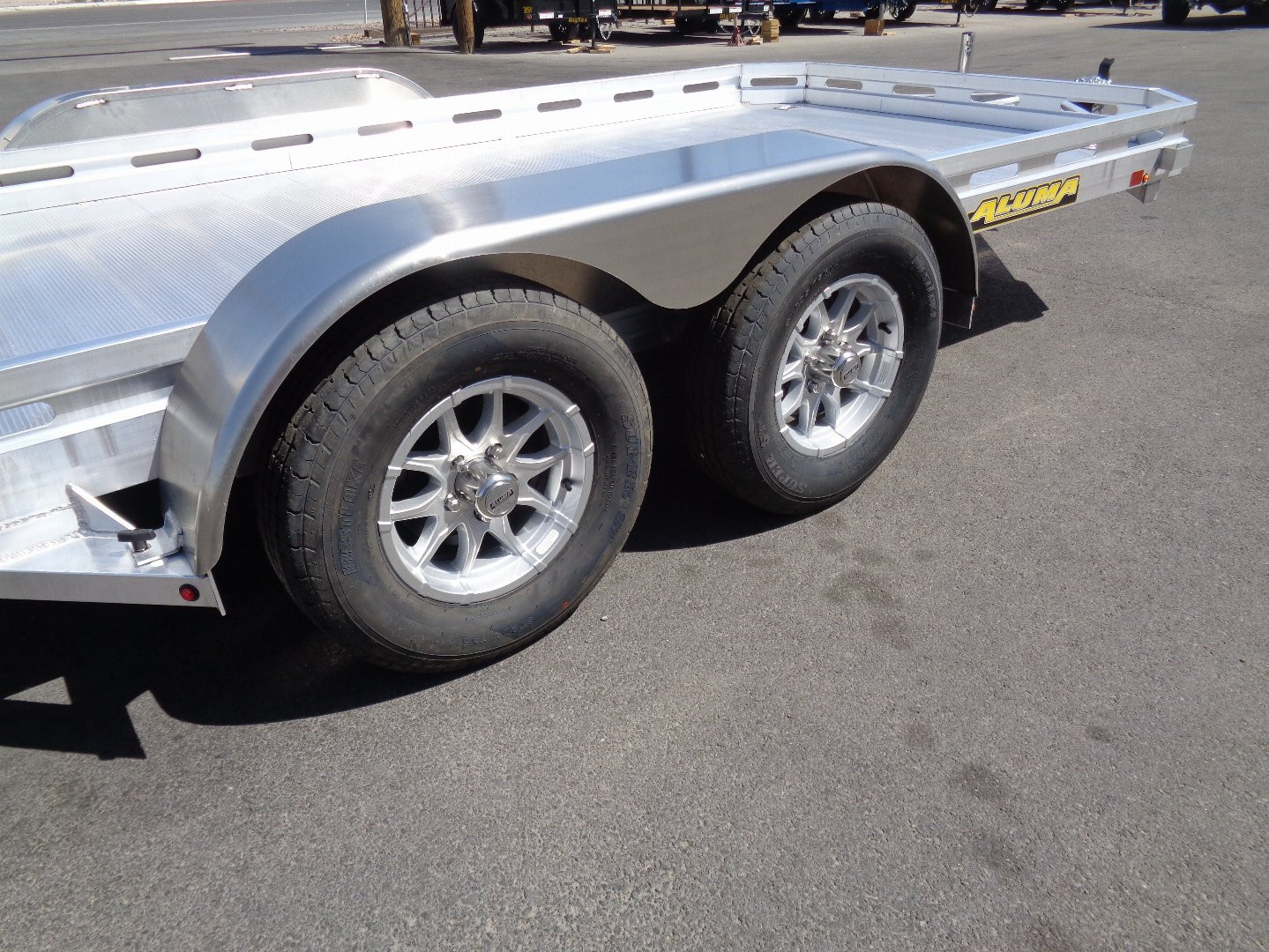 New 2026 ALUMA * 7814R * 14Ft Tandem Axle 7k Car Hauler