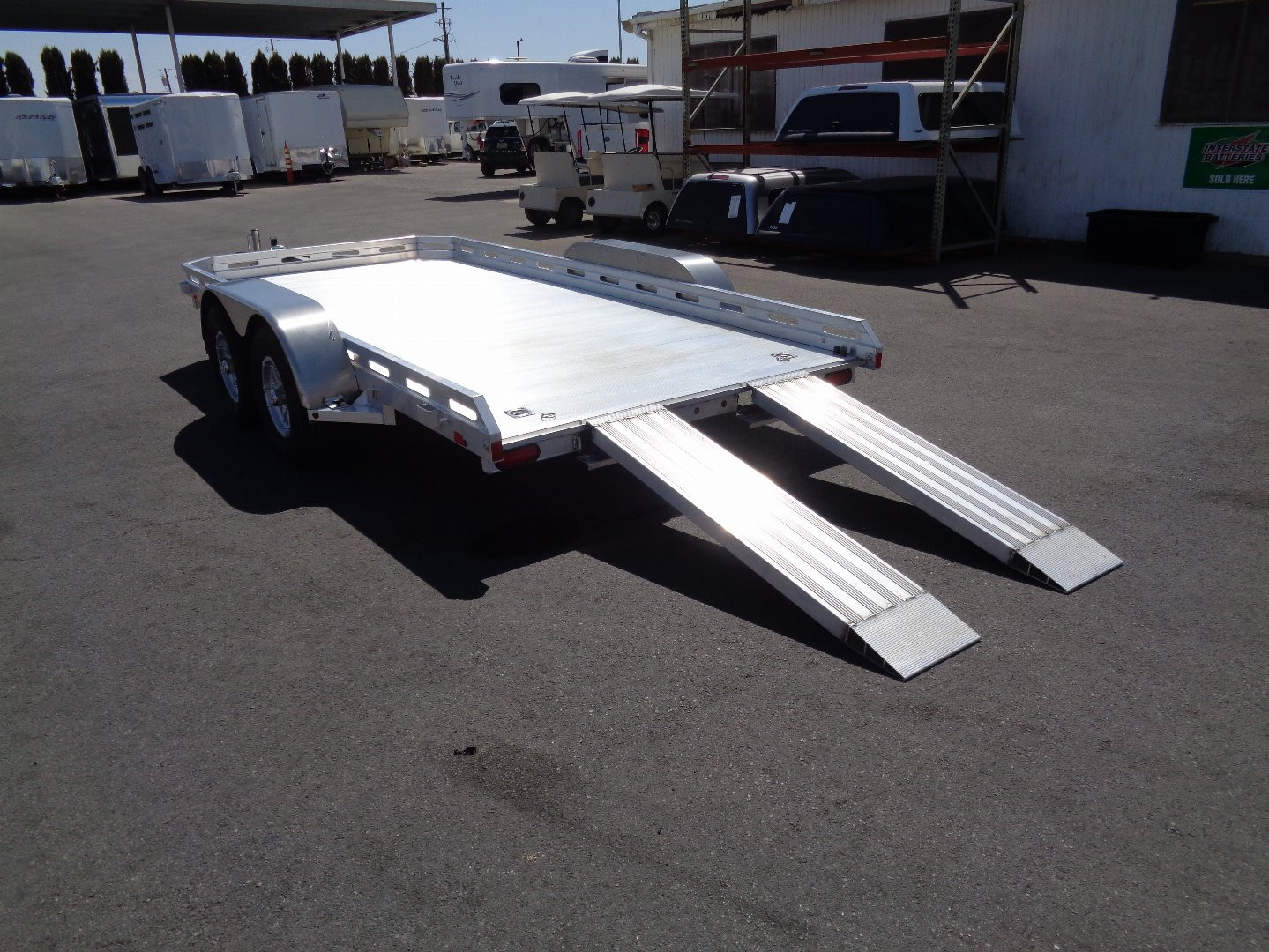 New 2026 ALUMA * 7814R * 14Ft Tandem Axle 7k Car Hauler