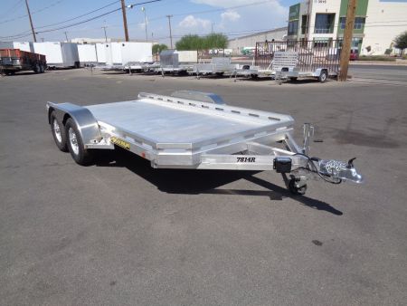 New 2026 ALUMA * 7814R * 14Ft Tandem Axle 7k Car Hauler
