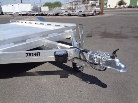 New 2026 ALUMA * 7814R * 14Ft Tandem Axle 7k Car Hauler