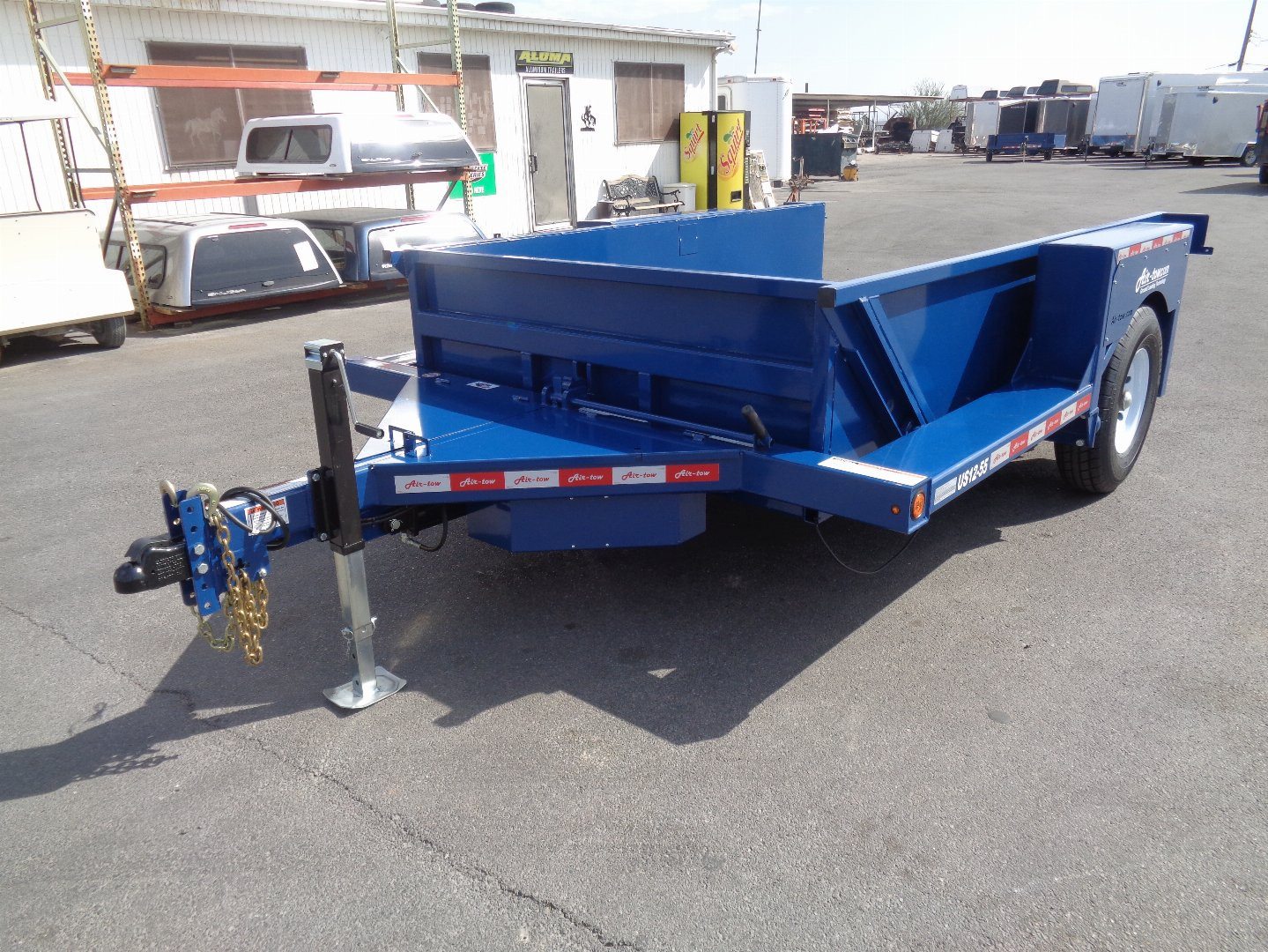 New 2025 AIR TOW * US12-55 * 12Ft Drop Deck Equipment Trailer