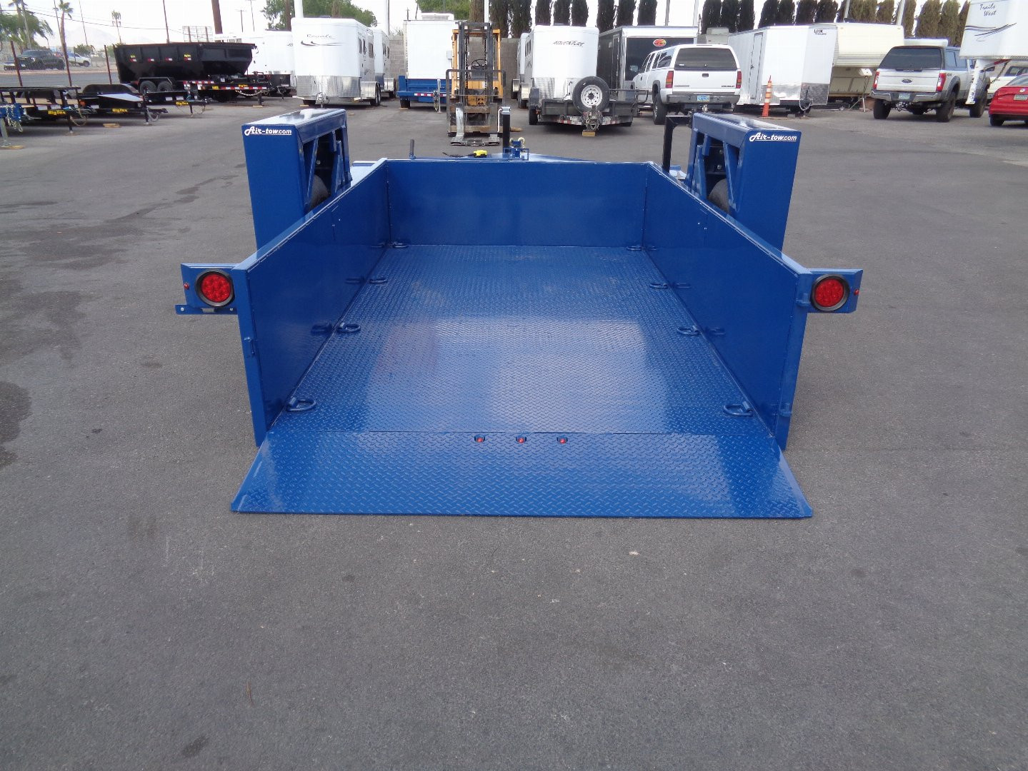 New 2025 AIR TOW * US12-55 * 12Ft Drop Deck Equipment Trailer