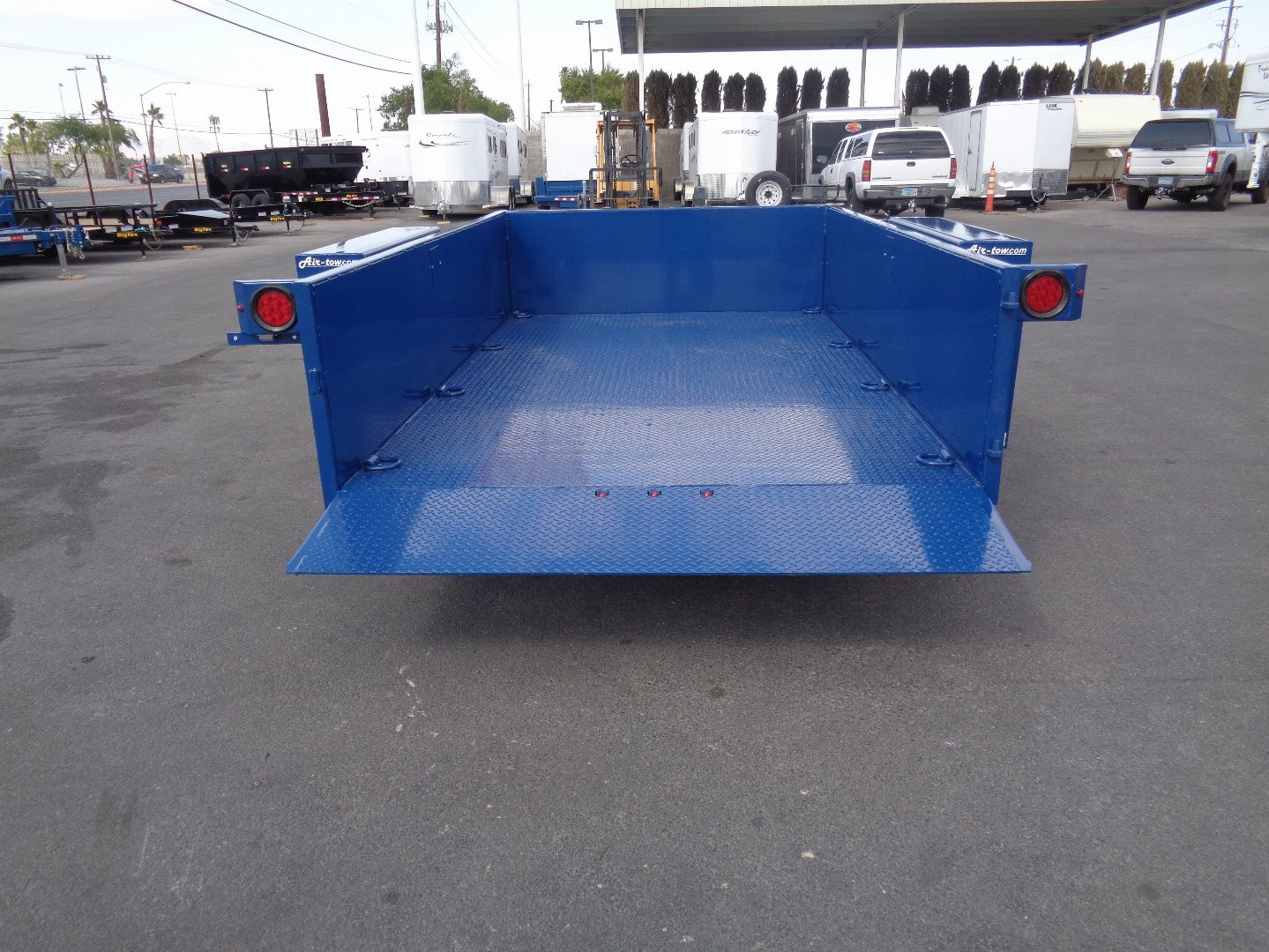 New 2025 AIR TOW * US12-55 * 12Ft Drop Deck Equipment Trailer
