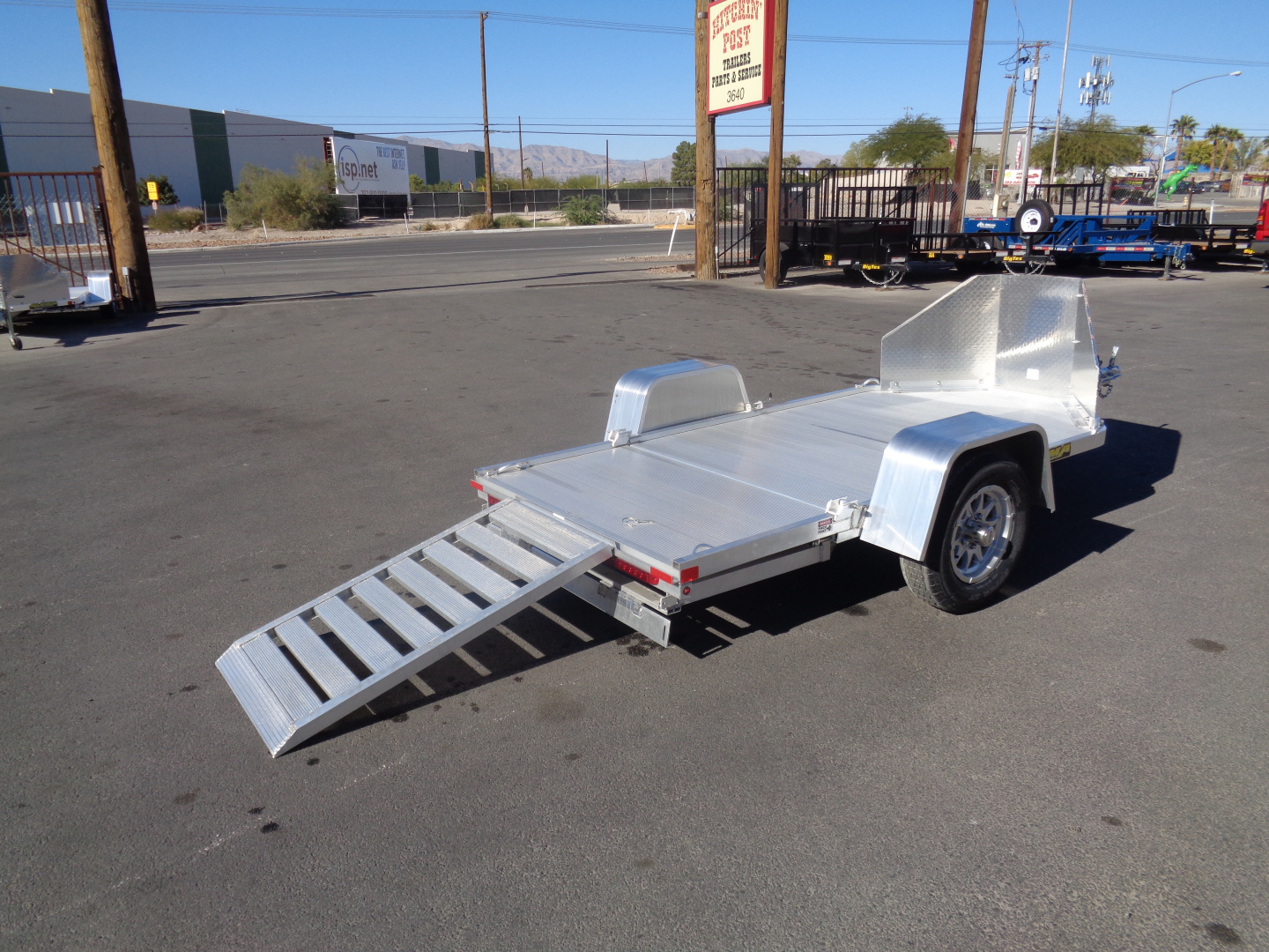 New 2026 Aluma * MC1F * Single Axle Folding Motorcycle Trailer