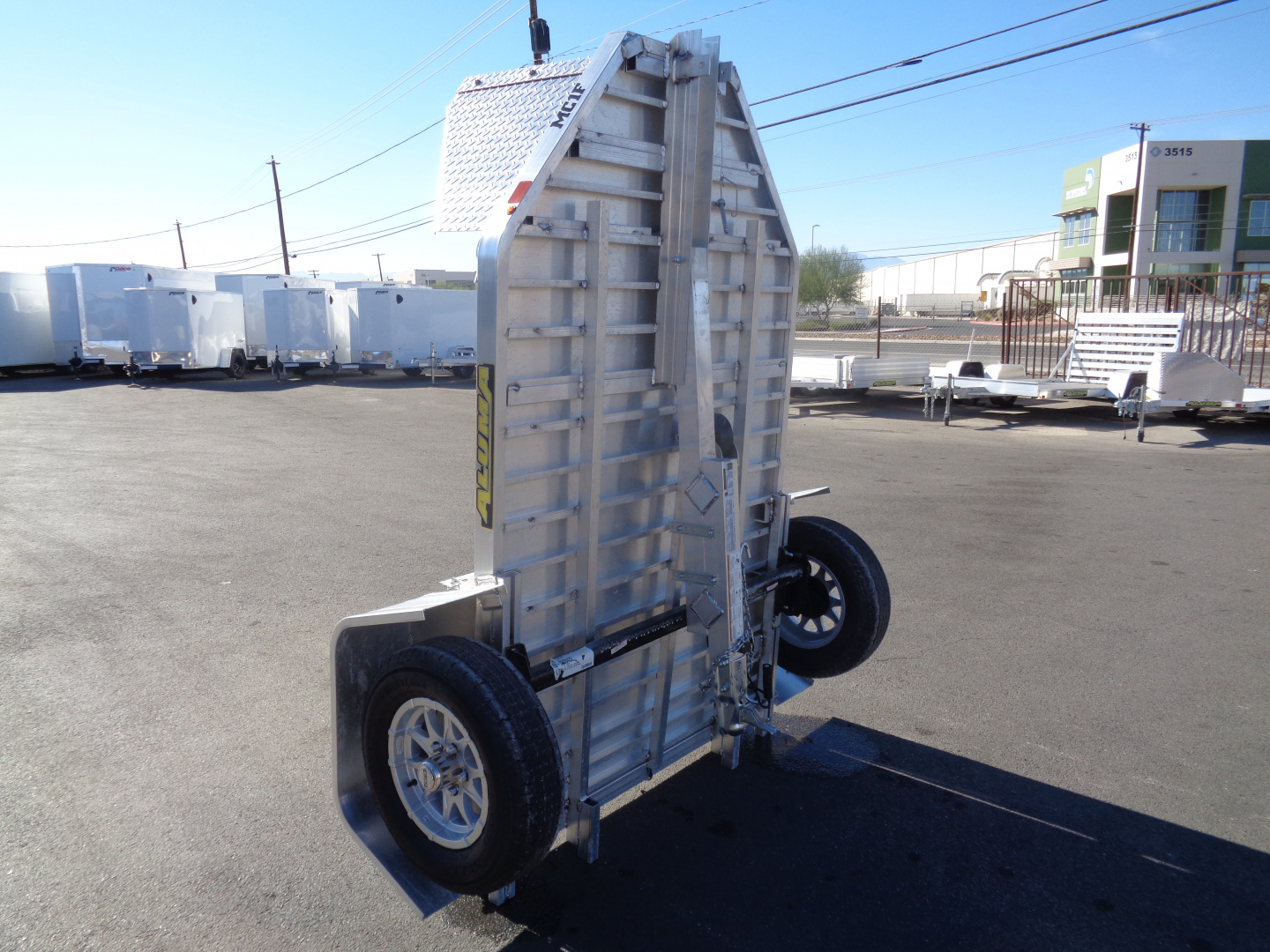 New 2026 Aluma * MC1F * Single Axle Folding Motorcycle Trailer