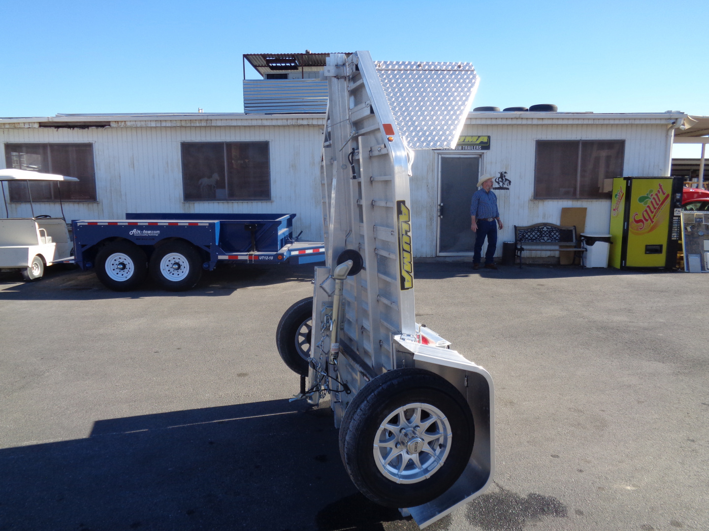 New 2026 Aluma * MC1F * Single Axle Folding Motorcycle Trailer