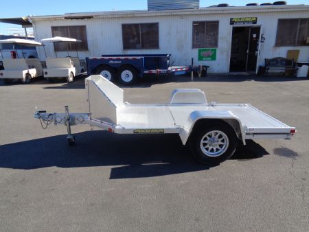 New 2026 Aluma * MC1F * Single Axle Folding Motorcycle Trailer