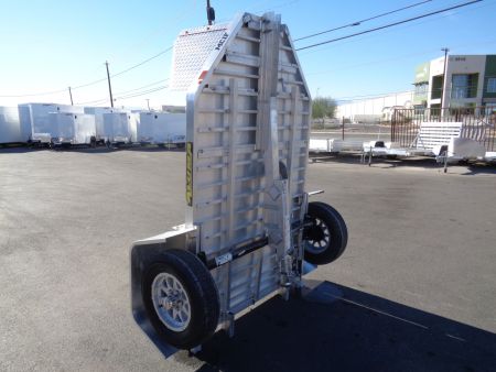 New 2026 Aluma * MC1F * Single Axle Folding Motorcycle Trailer