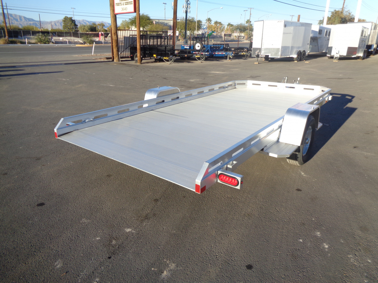 New 2026 Aluma * 7814 TILT-S * 14Ft Single Axle Tilt Utility Trailer