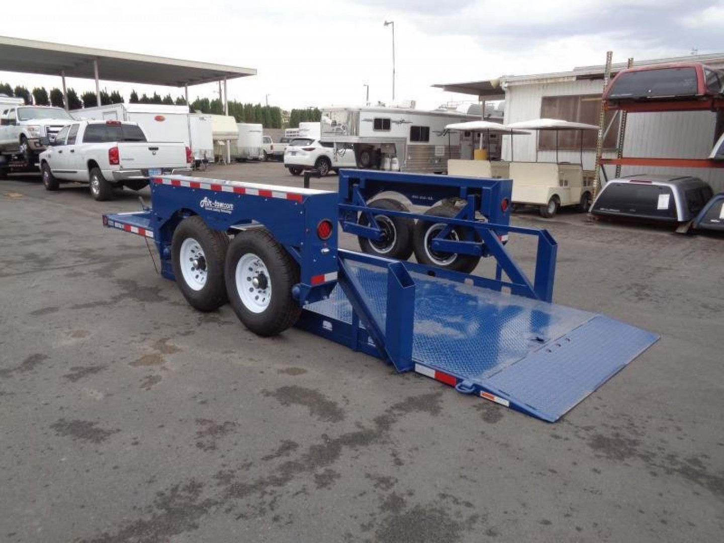 New 2025 Air Tow * RENTAL-14 * 14Ft Drop Deck Equipment Trailer