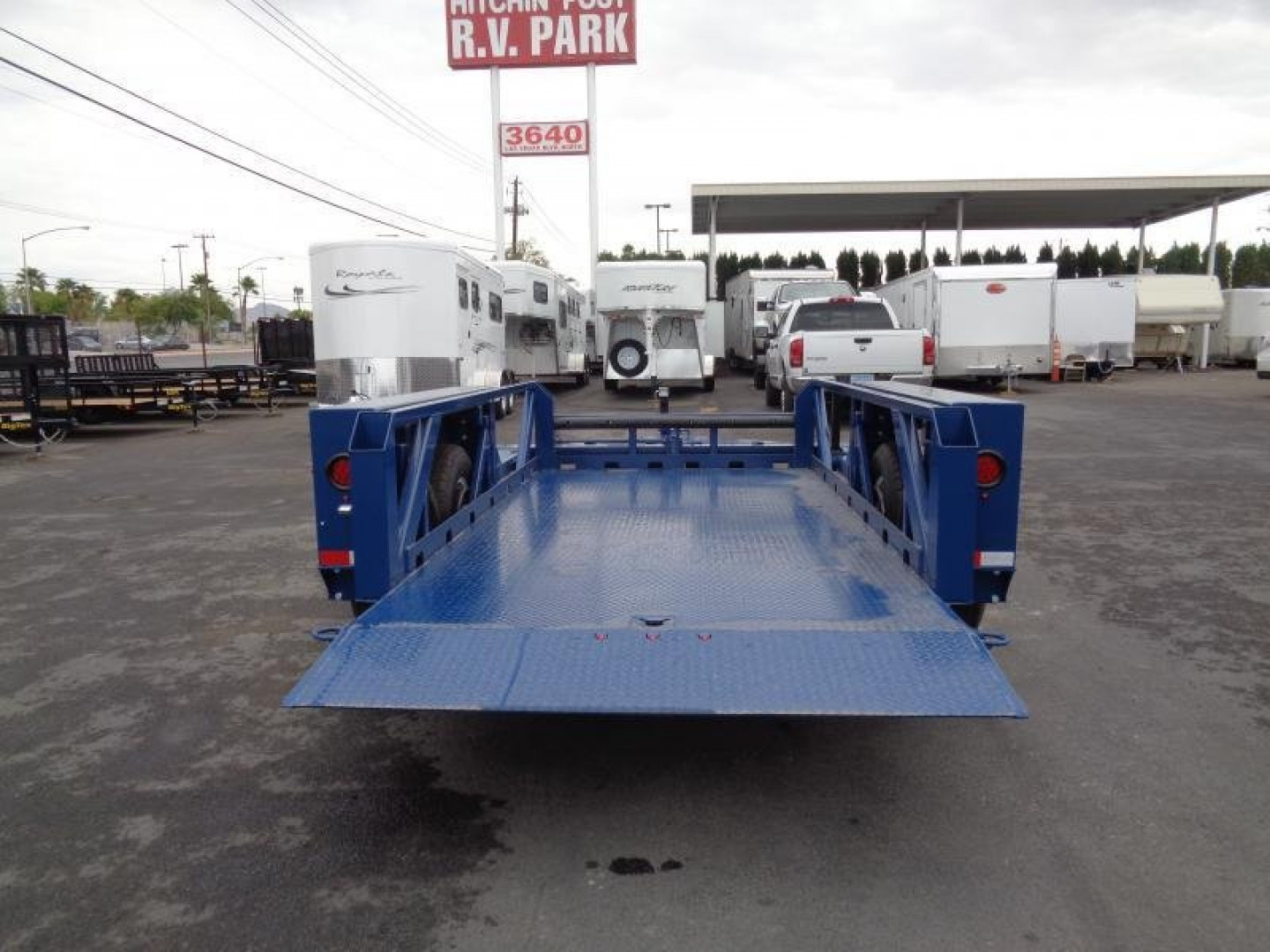 New 2024 Air Tow * RENTAL-14 * 14Ft Drop Deck Equipment Trailer