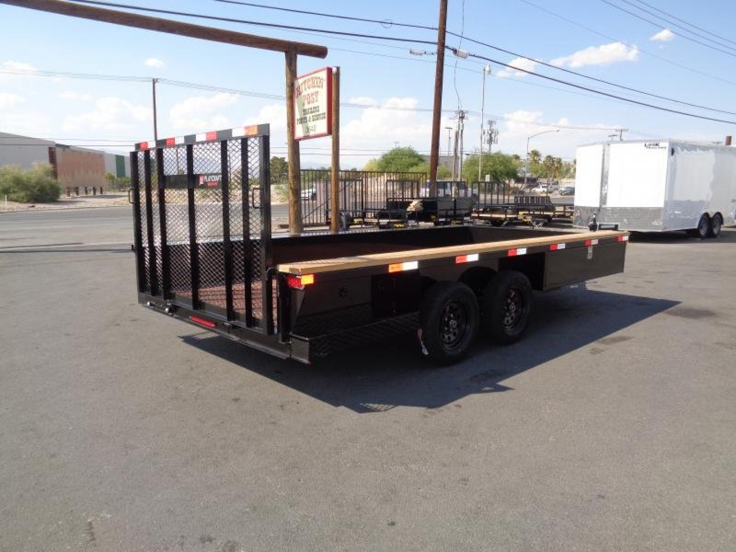 New 2024 Sun Country Play Craft THE WORKS 83X16 Utility Trailer