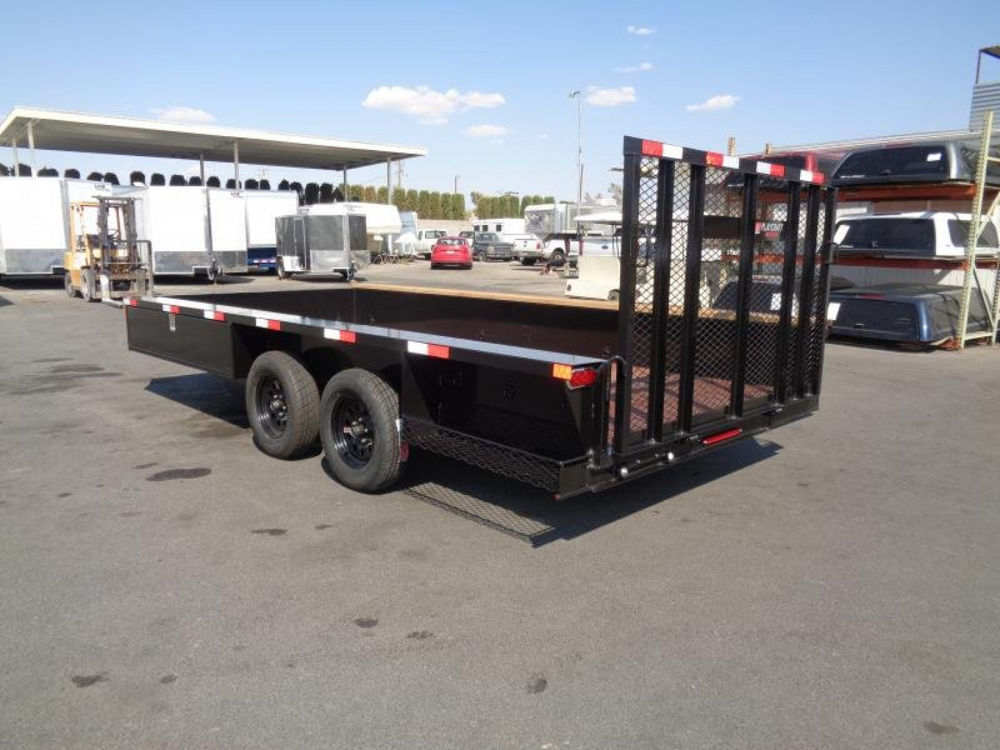 New 2024 Sun Country Play Craft THE WORKS 83X16 Utility Trailer