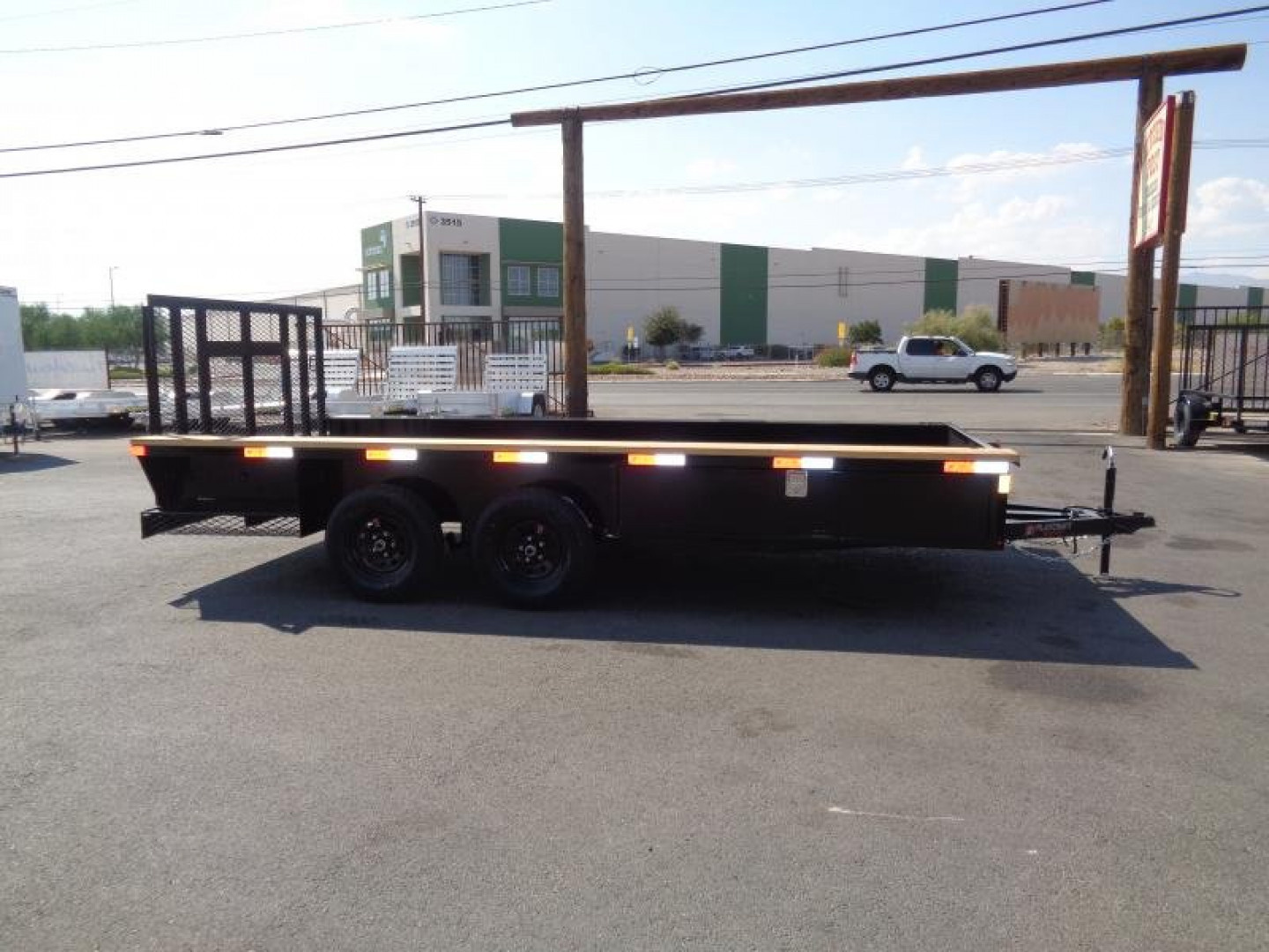 New 2024 Sun Country Play Craft THE WORKS 83X16 Utility Trailer