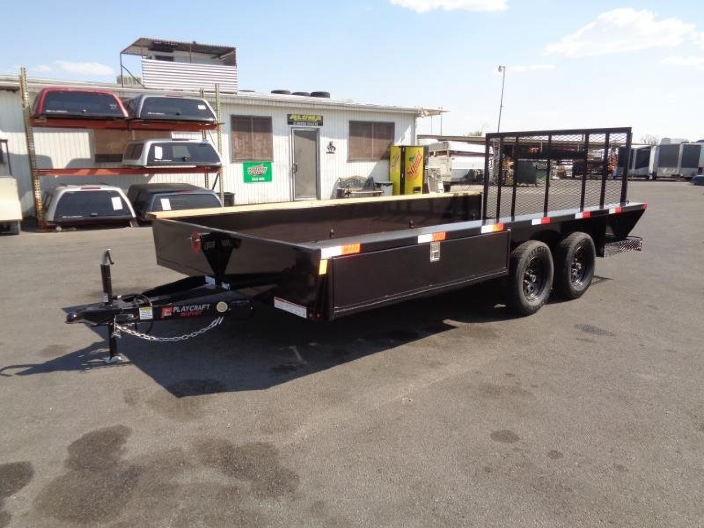 New 2024 Sun Country Play Craft THE WORKS 83X16 Utility Trailer
