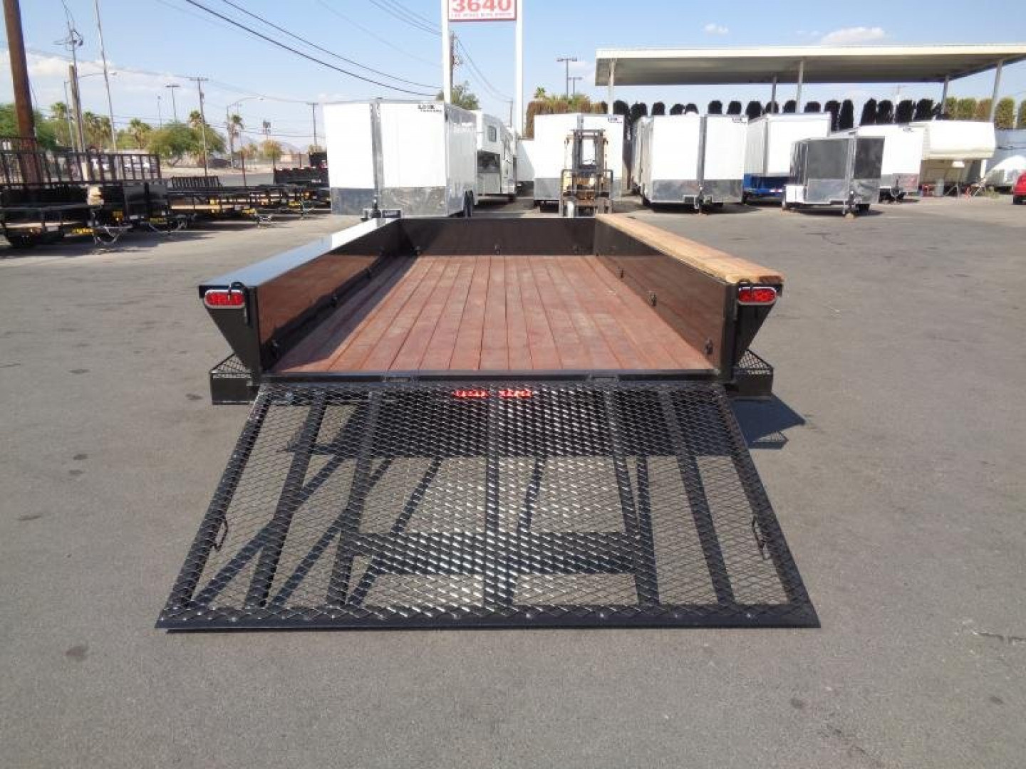 New 2024 Sun Country Play Craft THE WORKS 83X16 Utility Trailer