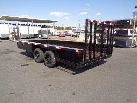 New 2024 Sun Country Play Craft THE WORKS 83X16 Utility Trailer