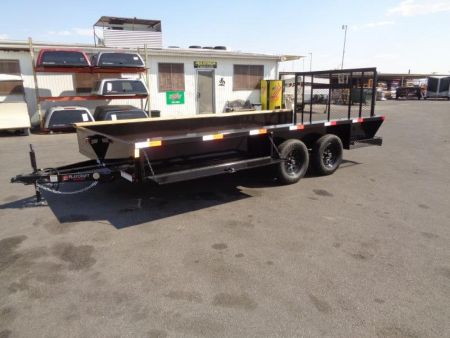 New 2024 Sun Country Play Craft THE WORKS 83X16 Utility Trailer