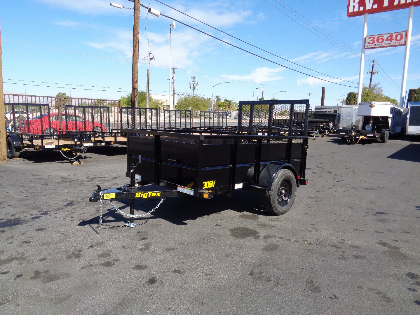 New 2024 Big Tex Trailers * 30SV-08 * 8Ft Single Axle Vanguard Landscape Trailer
