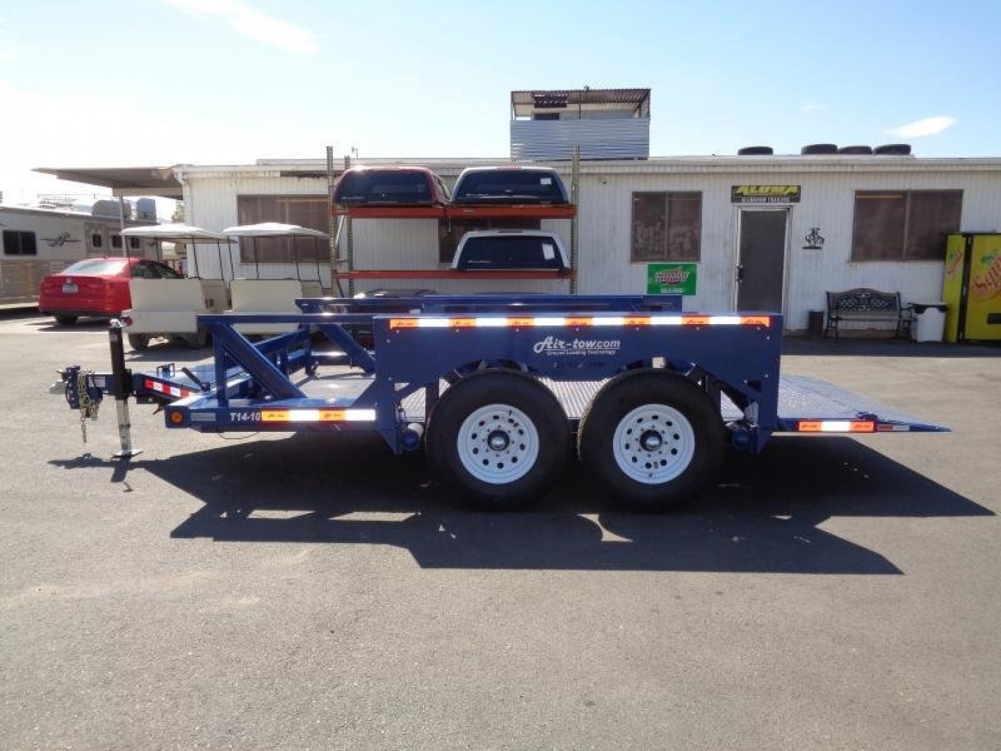 New 2024 Air Tow * T14-10 * 14FT Drop Deck Equipment Trailer