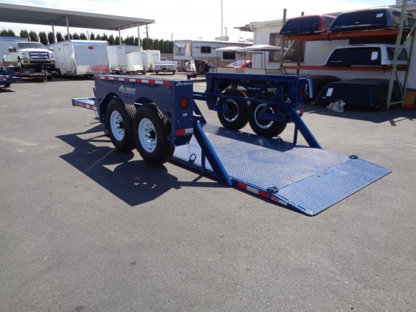 New 2024 Air Tow * T14-10 * 14FT Drop Deck Equipment Trailer