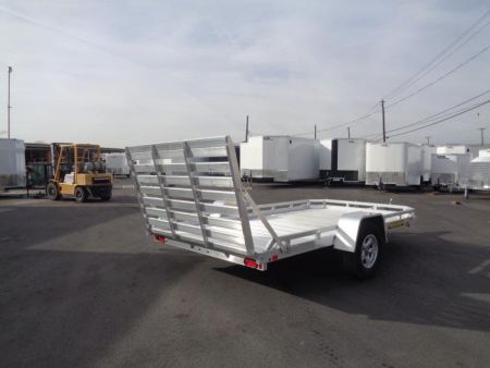 New 2023 Aluma 7712H Utility Trailer