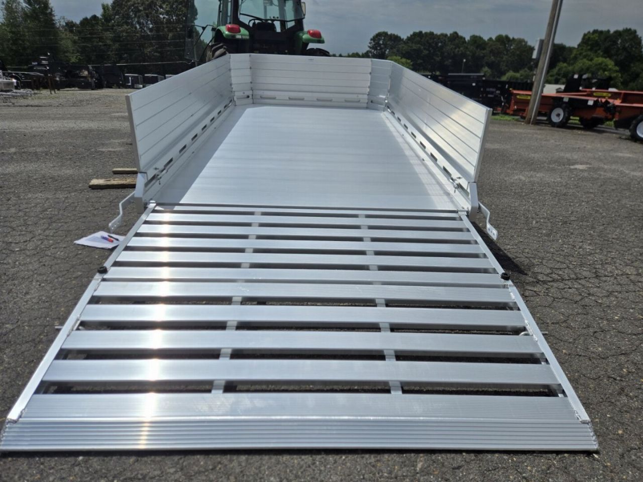 New 2025 Aluma 7712H-S-BT Utility Trailer