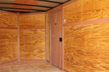 New 2026 Brand New 6 x 12 Motorcycle Cargo Trailer - Two Toned - Harley Davidson Colors
