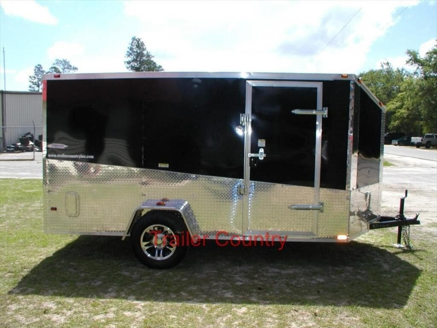 New 2026 NEW 6x12 Custom Enclosed Motorcycle Trailer with Slanted V-nose
