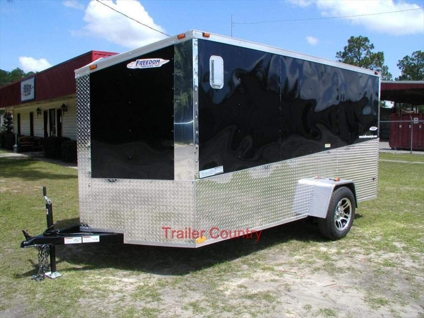 New 2026 NEW 6x12 Custom Enclosed Motorcycle Trailer with Slanted V-nose