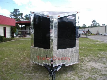 New 2026 NEW 6x12 Custom Enclosed Motorcycle Trailer with Slanted V-nose