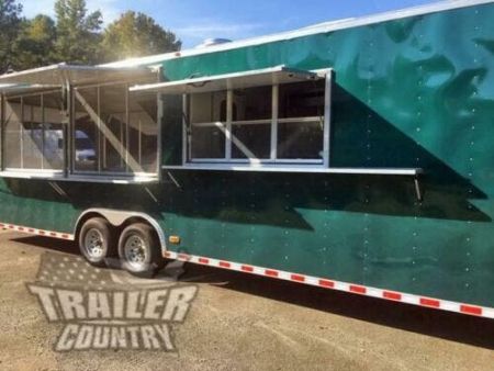 New 2026 NEW 8.5x30 Loaded Concession - Appliances - Rear Enclosed Porch -1/2 Bathroom