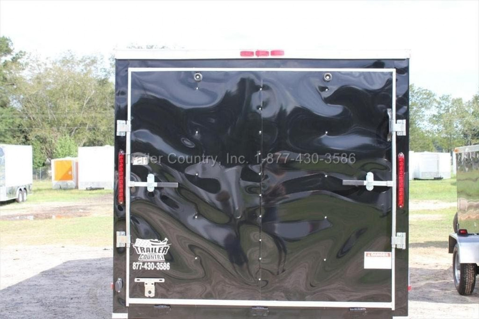 New 2026 New 7 X 14 Tandem Axle, V-Nosed Enclosed Motorcycle Cargo Trailer.